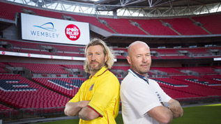 Who will win Sport Relief's 'Battle of the Backsides' at Wembley?