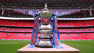 The FA Cup trophy prior to the 2013 final