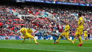 Fabian Delph scores Villa's winner