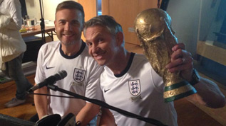 Can Gary Barlow and Gary Lineker inspire England in Brazil?