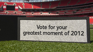 Vote for your greatest Wembley moment of 2012