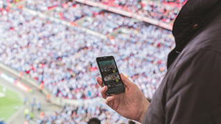 Download the Wembley app from the App Store and Google Play