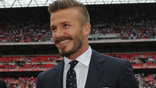 David Beckham at Wembley Stadium