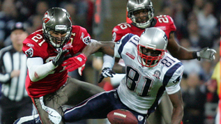 Tampa Bay Buccaneers in action at Wembley