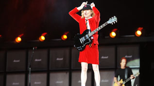 Angus Young at Wembley