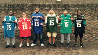 Wembley gears up for the NFL