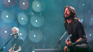 Dave Grohl performs at Wembley