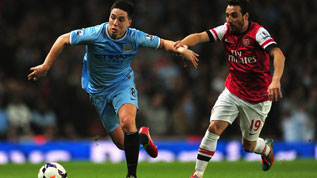 Manchester City face Arsenal
