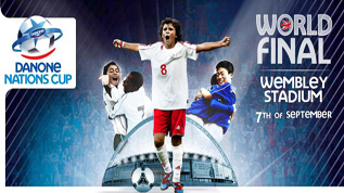 Danone Nations Cup at Wembley on 7 September