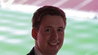 Wembley's first Super Fan Jeremy Doyle