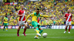Redmond scores Norwich's second