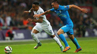 Nathaniel Clyne in action for England at Wembley