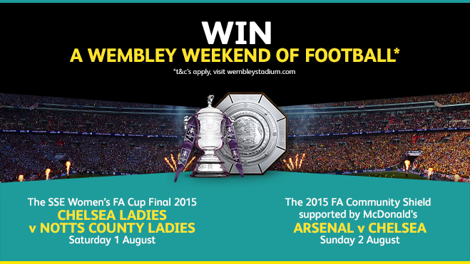 Win a Wembley weekend of football | Wembley Stadium