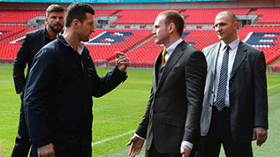 Froch and Groves-argue at Wembley