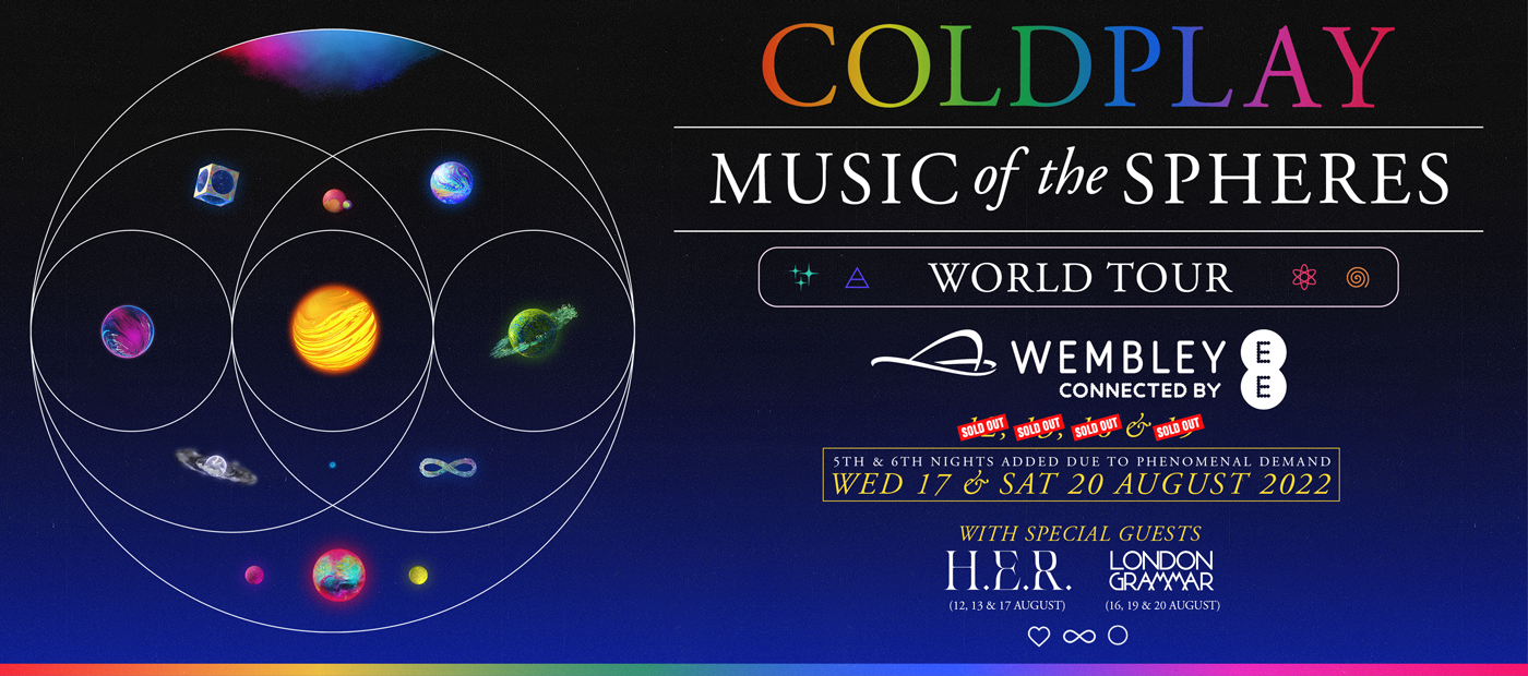 music of the spheres world tour tracklist